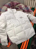 Edick意大利風(fēng)國際品牌羽絨服男士外套冬季潮牌休閑夾克男刺繡保暖加厚 白色 L 曬單實(shí)拍圖