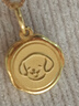 周大福兔年生肖兔狗生肖牌足金黃金吊墜(工費(fèi):120計(jì)價(jià))EOF686 足金 約1.95g 曬單實(shí)拍圖