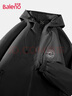 班尼路（Baleno）秋季新款黑色高街機能風(fēng)休閑夾克男士連帽防水沖鋒衣戶(hù)外徒步上衣 曬單實(shí)拍圖