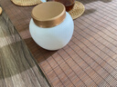 茶皇子（CHAHUANGZI）茶葉罐陶瓷密封罐粗陶茶罐紅茶普洱儲(chǔ)藏罐小號(hào)家用茶葉儲(chǔ)存罐 素白-小號(hào) 160ml 1個(gè) 曬單實(shí)拍圖