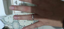 鉆途莫桑鉆戒男女一對情侶戒指求婚結婚對戒時(shí)尚個(gè)性520送女友送老婆 女款50分+男款10分（情侶對戒） 開(kāi)口（可調節大?。?曬單實(shí)拍圖