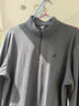 探拓（TECTOP）戶(hù)外抓絨衣男運動(dòng)長(cháng)袖T恤秋冬德絨保暖內搭秋衣立領(lǐng)半開(kāi)襟打底衫 煤渣灰 2XL 曬單實(shí)拍圖
