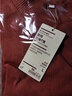 無(wú)印良品 MUJI 女式 彈力羅紋編織 高領(lǐng)長(cháng)袖T恤 BBM30A2A 深橙色 L 曬單實(shí)拍圖
