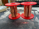 SDFFKOS QA-1/2UEW本色純銅聚氨酯漆包線(xiàn)免刮漆直焊型0.1-1.3mm 0.1mm 100克 曬單實(shí)拍圖