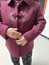 恰凡（QIAFAN）中老年人冬裝毛呢外套50歲60洋氣媽媽裝春秋款70歲80奶奶唐裝上衣 FX7737 不加絨紅色（單件上衣） 春秋版 XL  【推薦75-100斤】 曬單實拍圖