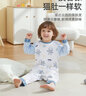貝肽斯 兒童睡衣春季寶寶連體衣1-3-6歲嬰兒棉質(zhì)家居服寶寶爬行哈衣 宇航員巡航(襠部扣) 100 cm 【建議身高90-100cm】 曬單實(shí)拍圖
