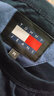 TOMMY JEANS【撞色條紋】春夏男裝純棉平紋針織休閑拼色刺繡短袖T恤上衣 藏青藍條紋C1G M 曬單實(shí)拍圖