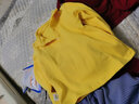 嬰兒POLO衫長(cháng)袖T恤男童寶寶女打底春裝小童上衣幼兒襯衫休閑洋氣 黃色 90cm 曬單實(shí)拍圖