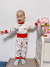 迪士尼寶寶嬰兒秋衣套裝高腰護肚寶寶小孩長(cháng)袖睡衣秋褲純棉男女兒童套裝秋冬 公仔小熊【高腰】 130 cm(130cm) 曬單實(shí)拍圖