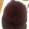 幕加格 貂帽子女毛線(xiàn)帽韓版冬季保暖可愛(ài)狐貍毛球球時(shí)尚皮草帽子M2723 酒紅色(單頂帽子) 均碼有彈性 曬單實(shí)拍圖