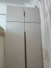 顾家家居（KUKA）顾家木艺 衣柜 现代简约北欧储物柜子衣橱趟门卧室家具 PT8020GY 2门衣柜A款-0.8米 带顶柜-总高2.4米【15天发货】 实拍图