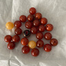 卓靚天然7A老黃玉散珠 diy手工飾品配件玉石串珠手鏈項(xiàng)鏈翡翠單顆 8mm/顆 曬單實(shí)拍圖