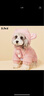 ISPET狗狗衣服秋冬泰迪比熊雪納瑞小型犬衣服保暖連帽毛呢外套 粉色 XL （適合14-17斤） 曬單實(shí)拍圖