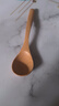 半物生活木勺子小無(wú)漆實(shí)木兒童原木勺餐具長(cháng)柄蜂蜜勺酸奶冰淇淋勺小木勺 2#(櫸木長(cháng)柄勺) 曬單實(shí)拍圖