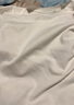 柯蘭娜純棉春秋冬修身收腰t恤女長(cháng)袖顯瘦短款小個(gè)子圓領(lǐng)內搭打底衫上衣 白色長(cháng)袖 S 【建議90斤以下】 曬單實(shí)拍圖