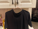 GRACEBOX男款短袖T恤 萊卡打底衫圓領(lǐng)健身版無(wú)標純色半袖運動(dòng)上衣內搭 耀黑 L 曬單實(shí)拍圖