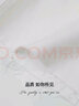 COCOBELLA時(shí)尚毛邊白色牛仔短褲女簡約通勤五分休閑短褲DN89 白色 L 曬單實(shí)拍圖