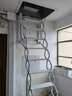 邁尚樓梯壁掛室外伸縮樓梯電動(dòng)折疊樓梯戶(hù)外自動(dòng)升降梯家用別墅閣樓隱藏梯 手動(dòng)鈦鎂合金壁掛款 曬單實(shí)拍圖