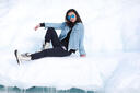 跑魚(yú)雪地靴女冬季戶(hù)外中筒防水防滑加絨加厚東北保暖棉鞋兒童滑雪鞋女 918白色 235mm 37碼 曬單實(shí)拍圖