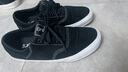 極路客官方店專(zhuān)職業(yè)男女耐磨運動(dòng)鞋牛翻反毛皮功夫系列低幫運動(dòng)滑板鞋 黑白太極 41 曬單實(shí)拍圖