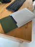 GYSFONE蘋(píng)果iPad mini7代 2024新款8.3英寸平板電腦內膽包mini6保護套皮套筆記本電腦包收納袋 淺灰+軍綠色 曬單實(shí)拍圖
