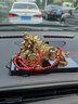 車(chē)咔咔 汽車(chē)擺件合金貔貅車(chē)載香水座平安車(chē)載麒麟車(chē)用車(chē)內裝飾品汽車(chē)香水擺件車(chē)飾用品 土豪金 顏色 曬單實(shí)拍圖