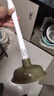 茶花 馬桶疏通器馬桶吸皮搋子下水道地漏水槽水拔子揣子 馬桶疏通器 4320 曬單實(shí)拍圖