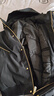 BOY LONDON【黑金隼】秋季男女同款外套短款老鷹logo可拆帽寬松棉服N29006 黑色 M 曬單實(shí)拍圖