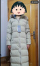 君羽戶(hù)外羽絨服女800高蓬松度鵝絨服防寒保暖羽絨衣058 卡其 S 推薦100斤以下 曬單實(shí)拍圖