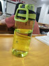 茶花過濾運動杯隨手杯旅行杯便攜水杯子密封防漏 綠色480ml 曬單實拍圖