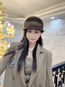 香雪羽秀羊毛鴨舌帽子女秋冬季2025新款復古報童帽優(yōu)雅時(shí)尚馬術(shù)帽女貝雷帽 駝色 M(56-58cm) 曬單實(shí)拍圖