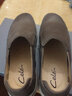 策樂(lè )Cele男鞋頭層牛皮休閑鞋男皮鞋真皮百搭一腳蹬懶人鞋樂(lè )福鞋 S35深灰色 41 曬單實(shí)拍圖