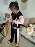 樂芭鼠（LOBMOUSE）童裝女童套裝春秋季中大童網(wǎng)紅運動棒球服外套小女孩褲子兒童衣服 粉紅色 150碼 建議9-10歲(身高145左右) 曬單實拍圖