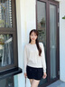 香影【羊毛衫】慵懶松弛感針織上衣女2024秋冬季新款圓領(lǐng)長袖毛衣 米色 S 曬單實(shí)拍圖