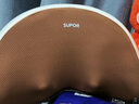 蘇泊爾（SUPOR）頸椎按摩器多功能肩頸按摩頭枕脖子頭部靠枕靠背腰部腿部揉捏熱敷按摩儀 【琥珀棕旗艦款】插電款+三大模式+全身通用 曬單實(shí)拍圖