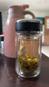 希諾（heenoor） 抗菌玻璃杯雙層防燙杯子小巧便攜水杯女士家用商務(wù)辦公泡茶杯 曬單實(shí)拍圖