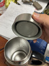 希諾（heenoor）保溫杯男士大容量商務(wù)辦公茶杯帶把杯子高檔帶手柄水杯免費刻字 445毫升黑色/8726 曬單實(shí)拍圖