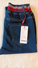 啄木鳥(niǎo)松緊腰媽m媽牛仔女褲春秋新款修身顯瘦中年老年高腰彈力女士休閑 K44款深藍【松緊】 L 29兩尺二 曬單實(shí)拍圖