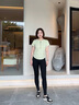 莫代爾鯊魚(yú)褲外穿女秋冬季款高腰收腹緊身沙魚(yú)打底褲春秋瑜伽飛機褲 黑色 【春秋款不加絨】飛機標 M (80-100斤) 曬單實(shí)拍圖