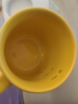 北鼎（Buydeem）馬克杯實(shí)用陶瓷水杯情侶杯咖啡茶杯可愛創(chuàng)意禮物辦公早餐杯杯蓋 【小鵝黃】350ml馬克杯 曬單實(shí)拍圖