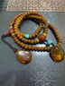 金匠利湖北原礦天然高瓷藍(lán)綠松石老型珠單珠顆對(duì)珠散珠桶珠配珠diy配飾 高瓷綠8*6mm一顆 曬單實(shí)拍圖