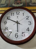 北极星（POLARIS）挂钟客厅钟表现代石英钟时尚时钟创意挂表38cm木纹 实拍图