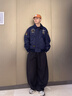 VIP飛行潮牌秋季飛行員夾克男ma1棒球服大碼寬松刺繡外套 寶藍(lán)色 XL 曬單實(shí)拍圖