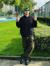 NY-MR潮牌棒球服外套男女士同款潮流立領(lǐng)純色簡(jiǎn)約休閑夾克學(xué)生百搭衣服 HTLB-J156#豆綠色 XL 曬單實(shí)拍圖