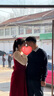 閃動少女敬酒服新娘小個子酒紅色平時可穿紗袖訂婚連衣裙出閣宴回門禮服女 酒紅色 長袖長款 L 曬單實拍圖
