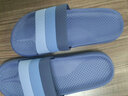 果洛菲（GUOLUOFEI）條紋拖鞋男士外穿夏季家用室內浴室洗澡家居防滑厚底涼拖鞋女夏 藏青268-1三杠  40-41 曬單實(shí)拍圖