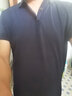 皮爾卡丹【輕奢高端】夏季短袖冰絲t恤男polo領(lǐng)涼快上衣中年男透氣潮流桑蠶T恤衫翻領(lǐng) 9910藏青 180/2XL/120(150-170斤) 曬單實(shí)拍圖