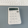 得力（deli）轻薄便携计算器 12位数字显示财务/个人计算器 办公用品 TE121白色 实拍图