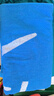 速比濤（Speedo）Logo印花快速吸水輕盈便攜大版純棉運(yùn)動(dòng)毛巾 藍(lán)/白 曬單實(shí)拍圖