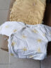 童泰秋冬0-3个月新生儿婴儿宝宝棉衣居家夹棉半背衣2件装 黄色 59cm 实拍图